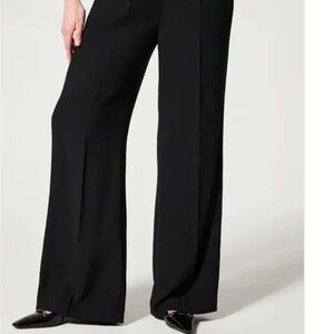 Spanx Carefree Crepe Pleated Trousers